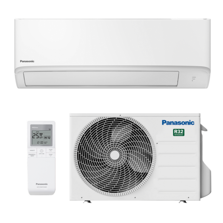 Panasonic Compact KIT-TZ20WKE Klimaanlage Wandgerät R32 2,0 kW I 7000 BTU