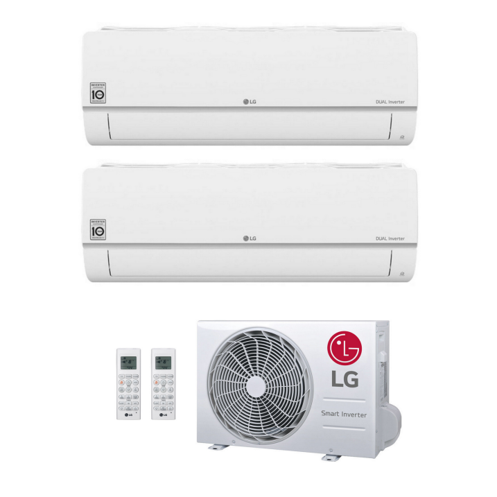 LG Klimaanlage Standard Plus MultiSplit Duo 2x PC07SK R32 2x 2,1 kW