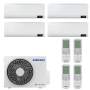 Samsung Wind-Free Comfort MultiSplit  Wandger&auml;te 4x AR09TXFCAWKN + AJ080TXJ4KG | 4x 2,5 kW - Wei&szlig;