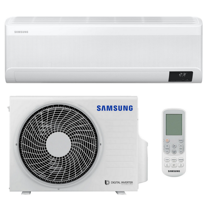 Samsung Klimaanlage R32 Wandgerät Wind-Free Comfort AR09TXFCAWKNEU/X 2,5 kW I 9000 BTU